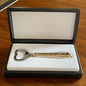 Silver plated bottle opener